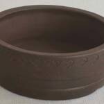 High Quality Unglazed Round Bonsai Pot 120mm