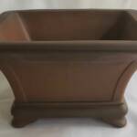 Unglazed Semi-Cascade Bonsai Pot - 310mm