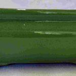 Glaze Green Rectangular Bonsai Pot - 8"