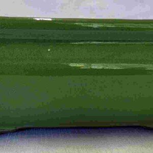 Glaze Green Rectangular Bonsai Pot - 8"