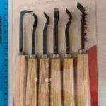 Specialized tools for deadwood - Carving tools - 165 mm - Set of 6