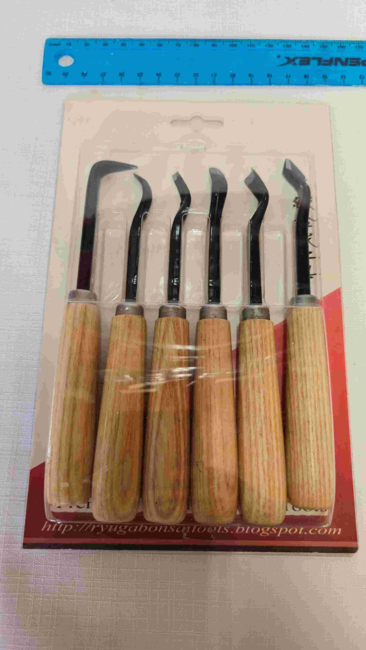 Specialized tools for deadwood - Carving tools - 165 mm - Set of 6 - Image 2