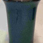 Round Turquoise Cascade Pot 150mm