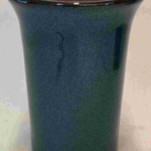 Round Turquoise Cascade Pot 150mm