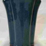 Flower Turquoise Cascade Pot 190mm