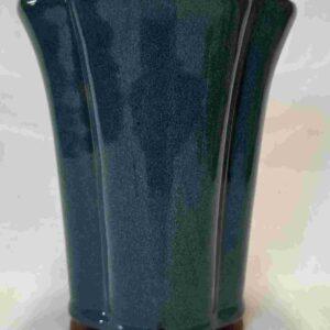 Flower Turquoise Cascade Pot 190mm