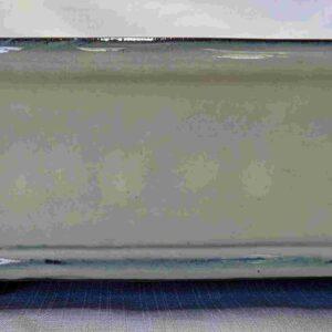 Glaze White Rectangular Bonsai Pot - 10"