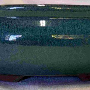 Glaze Turquoise Oval Bonsai Pot - 10"